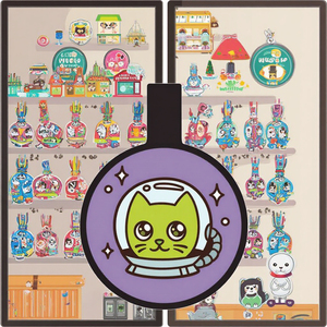 Etiquetas personalizadas de silicona para mascotas con código QR/NFC grabable, impermeable y duradero para perros y gatos, compatible con seguimiento GPS - Product Image 1