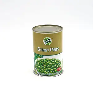 7113# Wholesale Food Grade Recyclable 425g Empty Metal Tin Can For Food Canned Food Green-Peas