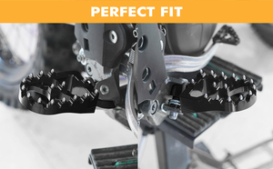 Reposapiés CNC de 57 mm para <span class=keywords><strong>KTM</strong></span> 65 85 <span class=keywords><strong>125</strong></span> 150 250 350 450 <span class=keywords><strong>EXC</strong></span> SX XC <span class=keywords><strong>2009</strong></span>-2015 - Product Image 6