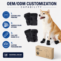 Protège-pattes pour chien réglables, antidérapants, écologiques, solides, respirants, orthopédiques, pour la récupération post-opératoire et le soutien articulaire des grands chiens