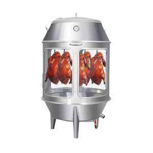 Horno Rotatorio de Vidrio Templado Transparente de 60 cm, Cuerpo de Acero Inoxidable, Dispositivo Multifuncional para Asar Carne - Product Image 1