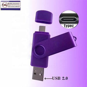 แฟลชไดรฟ์พลาสติกแบบพกพา USB 2.0 ความเร็วสูง ใช้งานได้สองรูปแบบ ความจุ 512MB-128GB เหมาะสำหรับโทรศัพท์มือถือ แล็ปท็อป แท็บเล็ต - Product Image 5