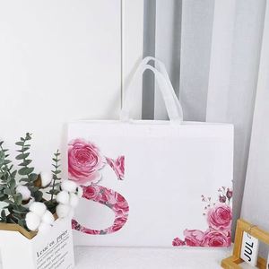 Sacs de courses en tissu non tissé avec logo personnalisé, sacs cadeaux pour les fêtes, sacs d'épicerie - Product Image 5