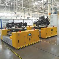 Lanzadera inteligente AGV para almacenamiento | Carga/descarga automatizada | Bajo nivel de ruido y ahorro de energía