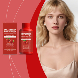 Loción Corporal Humectante, Iluminadora y Blanqueadora con Aroma Herbal <span class=keywords><strong>de</strong></span> Fresa para Mujer, Marca Privada, Venta al Por Mayor - Product Image 2