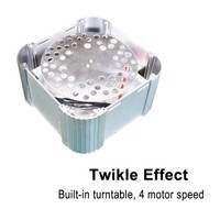 Kit de moteur lumineux à fibre optique RGB à 2 ports Twinkle 32W avec 900 pièces de fibre pour plafond étoilé