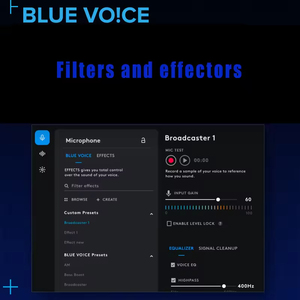ไมโครโฟนเกมมิ่ง Logitech Blue Yeti GX ระดับมืออาชีพ แบบไดนามิก เชื่อมต่อผ่าน USB-C รับเสียงแบบซูเปอร์คาร์ดิออยด์ พร้อมไฟ RGB สำหรับการสตรีมมิ่ง - Product Image 2