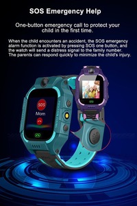 360 ° dönen Q19 2G ağ çocuklar SOS kamera ile akıllı saat çocuk Smartwatch bebek telefonu ses oyunu el feneri çalar saat - Product Image 4