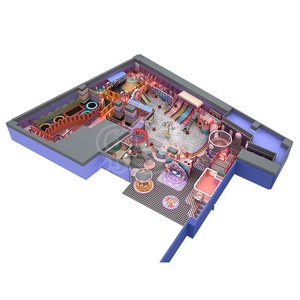 Custom Lovely Baby Climbing Jump Slides Gym Toys Net Rope Softplay per la stanza dei giochi del bambino - Product Image 5