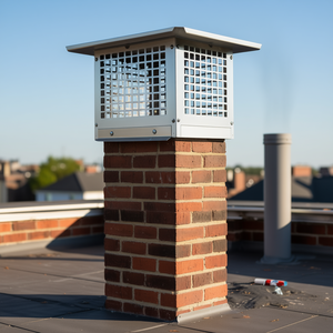 Capot de cheminée en acier inoxydable 304, 13x9 pouces, pour couvercle de cheminée, design industriel, installation facile - Product Image 2