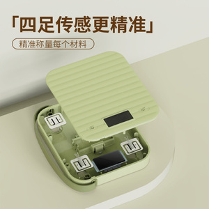 Báscula Digital de Cocina Hy-94, Capacidad de 1 kg, Medición Precisa de Peso con Asa para Hornear, Pesar Alimentos, Cuerpo de Plástico, Funciona con Batería - Product Image 3