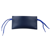 Étui pour lunettes de soleil en cuir PU à double couche avec cordon de serrage Accessoires pour sacs à lunettes portables