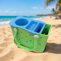 Organisateur de compartiment étanche en EVA structuré et durable pour sacs de plage et sacs fourre-tout, avec insert pour plateau à collations et boissons, vente en gros