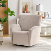 Modern Electric Recliner Funktions stoff Sofa Manueller drehbarer Chenille Freizeit stuhl für Wohnzimmer Einzels essel