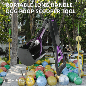 Ramasse-<span class=keywords><strong>crottes</strong></span> <span class=keywords><strong>pour</strong></span> <span class=keywords><strong>chien</strong></span> portable <span class=keywords><strong>de</strong></span> luxe, écologique, en plastique, avec long manche, outil <span class=keywords><strong>de</strong></span> nettoyage des déchets d'animaux, <span class=keywords><strong>pelle</strong></span> d'extérieur - Product Image 2