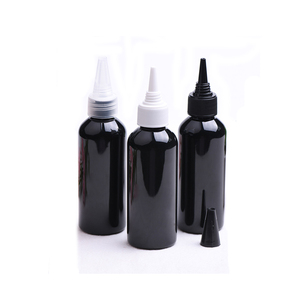 Botella <span class=keywords><strong>de</strong></span> plástico negra con tapa giratoria para solventes, botella transparente <span class=keywords><strong>de</strong></span> color ámbar con aplicador <span class=keywords><strong>de</strong></span> punta - Product Image 3