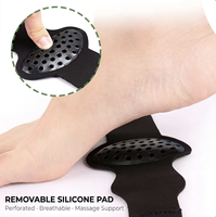 Coussinet de soutien de la voûte plantaire respirant pour la correction des pieds plats, semelle orthopédique, coussin de soulagement de la fasciite plantaire, soin des pieds en silicone souple