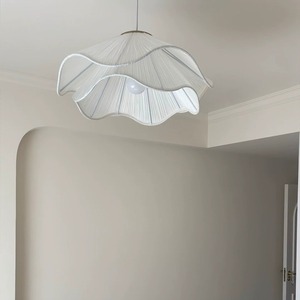 Lámpara Colgante Minimalista de Estilo Francés, Tejido Nórdico de Alta Gama, Creativa y Única para Comedor, Sala de Estar y Dormitorio - Product Image 2