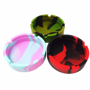 Cendrier en silicone écologique, portable, incassable, design minimaliste, plateau de table multicolore pour cigarettes, blunt et cigares - Product Image 6
