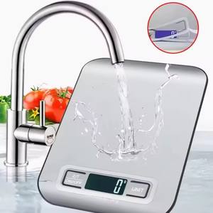 Digital LED Display Kitchen <strong>Scale</strong> Stainless Steel Panel 5kg/1g Electronic <strong>Scales</strong> for Home Baking Weighing Tools <strong>WiFi</strong> 500g - Product Image 1