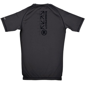 Rashguard BJJ à manches courtes pour homme, avec bande de maintien en silicone, impression sérigraphique du logo de la marque et du club, équipement d'entraînement No-Gi - Product Image 2