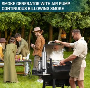 PIOEN Advanced Portable sans fil électrique fumeur dernière mise à niveau générateur <span class=keywords><strong>de</strong></span> fumeur froid boîte à fumer chaud/froid gaz meubles d'extérieur - Product Image 5