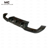Difusor de labio de parachoques trasero de coche de fibra de carbono estilo P F87 para BMW F87 M2 Base Coupe 2 puertas 2016-2017