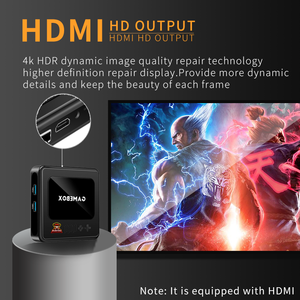 Mới nhất GD10 x2 4k TV Trò chơi giao diện điều khiển với bộ điều khiển không dây 64GB bộ nhớ hỗ trợ SFC & <span class=keywords><strong>30</strong></span>,000 + Trò chơi-xách tay retro thiết kế - Product Image 4