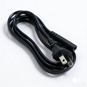 Cable de Alimentación de CA de 2 Clavijas para EE. UU., NEMA 1-15P a IEC C7, Cable SPT-1 18AWG Tipo <span class=keywords><strong>8</strong></span> para TV y Altavoz Inteligente - Product Image 1