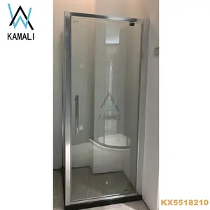 Kamali Vente en gros Salle de douche carrée d'intérieur Salle de bain Cloison en verre Cloison de douche