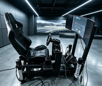 Plateforme de simulation de course en aluminium 40160 personnalisable, configuration complète, support de simulateur de conduite, plateforme de mouvement 2DOF 4DOF 6DOF pour arcade