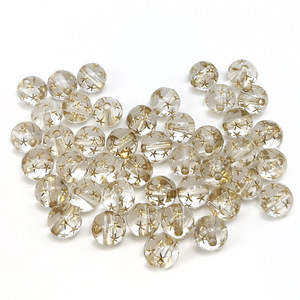 8mm - 10mm transparente esmerilado agujero recto cuentas acrílicas DIY materiales hechos a mano pulseras cadenas de teléfono móvil fabricación de joyas - Product Image 3