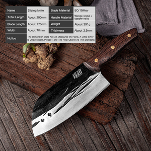 Couteaux à découper pleine soie pour fabricants, grand couteau à désosser de boucher, fait main, forgé à la main, couteau de chef de cuisine - Product Image 2