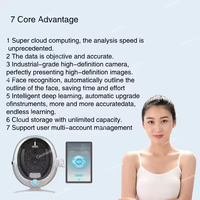 Machine Analyseur de Peau UV Intelligent et Ultra Performant avec Miroir 3D, Test Facial et Diagnostic Caméra