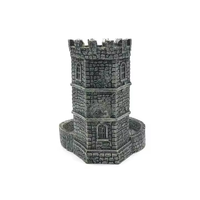 Menara dadu Dnd logam plastik naga dan dugeon Display peran istana Resin cetak 3D untuk Aksesori bergulir