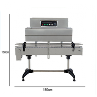 Tunnel de rétrécissement de thermoscellage de vente chaude/machine d'emballage de bouteilles/tunnel de vapeur de manchon rétractable étiqueteuse semi-automatique 0-10 m/min