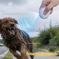 Nouveau Répulsif Canin Ultrasonique Transfrontalier Anti-Morsure Extérieur Longue Portée Haute Puissance Anti-Aboiement Matériau ABS Lithium