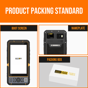 HUGEROCK T60EX 2,0 GHz GSM 8GB 9000mAh 500nit Reichweite RFID Langstrecken-QR-<span class=keywords><strong>Code</strong></span> Barcode-Scanner Handheld Android Günstige PDAs - Product Image 5