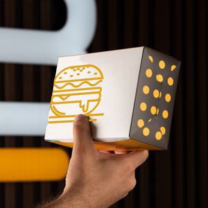 Caja para Hamburguesa Personalizable y Biodegradable para Restaurante, Empaque para Llevar - Product Image 4