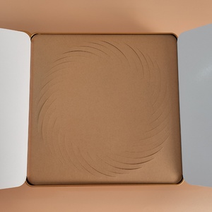 Boîte en métal carrée personnalisée en forme de paon doré, neuve, pour le thé Pu'er, boîte de rangement pour thé vert - Product Image 4