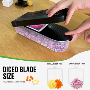 Tritaverdure 4 in 1 Multifunzionale con 2 Lame e Contenitore per Insalata - Product Image 3