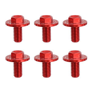 NICECNC 6PCS Boulons de protection de fourche avant pour Beta <span class=keywords><strong>RR</strong></span> 300 125 <span class=keywords><strong>250</strong></span> 390 450 500 2013-2019 X-TRAINER 300 2015-2022 <span class=keywords><strong>Kawasaki</strong></span> KX125 KX250 - Product Image 3