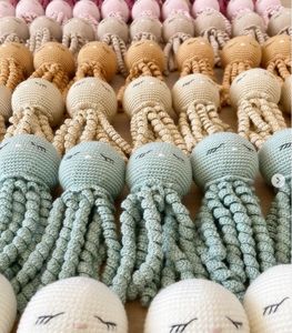 <span class=keywords><strong>Crochet</strong></span> fait main Multi Couleurs Animaux Mignon et Doux Main <span class=keywords><strong>Crochet</strong></span> Jouets Amgurumi Poulpe pour Enfants - Product Image 3