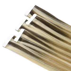 K.S WIGS Daily Glam 100% Cheveux Humains Remy Légers et Faciles à Poser pour le Travail et le Quotidien Chic Extensions de Cheveux Mini-tape Sans Couture - Product Image 5