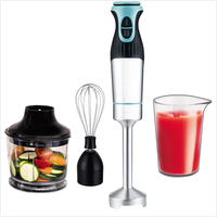 Mixeur Plongeant Multifonctionnel 3-en-1 en Acier Inoxydable 1200W Puissant à Prix Abordable pour Usage Domestique