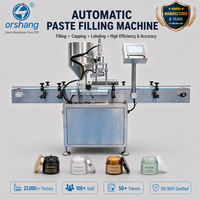 Machine de remplissage automatique pneumatique haute vitesse Orshang en promotion pour pâtes, boissons, crèmes, sauces, miel et lotions en bouteilles de 200 ml