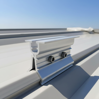 Supports de fixation pour panneaux solaires sans rail, à joint de toiture, pour modules photovoltaïques en aluminium
