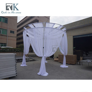 Decoración Elegante para Bodas con Doble Tubo Redondo y Kit de Tubos Portátiles para Pista de Baile - Product Image 6