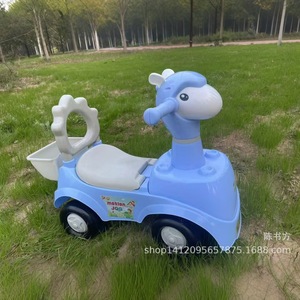 Childrens Ride On Scooter 1-3 Years Old Four Wheel With Lights And Music Pink Blue Color Kids Toy - Product Image 3