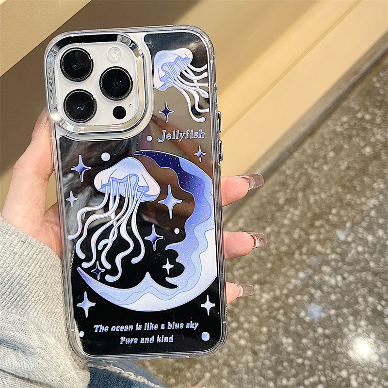 Iphone 14 Pro Max Cover for Girl Stylish - Jellyfish Case